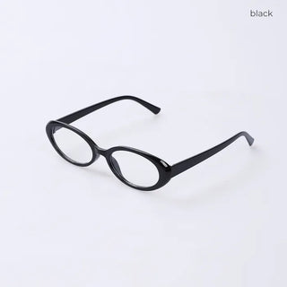Black round glasses