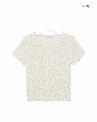 Flower pattern T-shirt