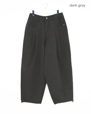 (Unisex) Pintuck Balloon Fit Pants