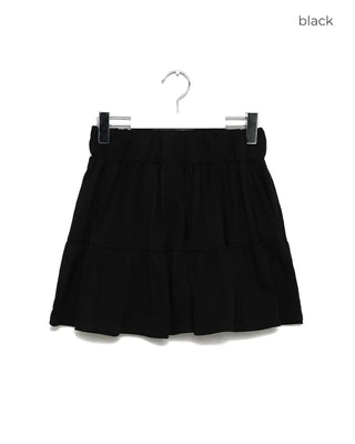 Mini tiered skirt
