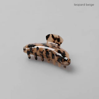 Leopard print hair clip