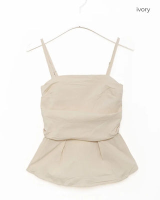 Drape bustier blouse