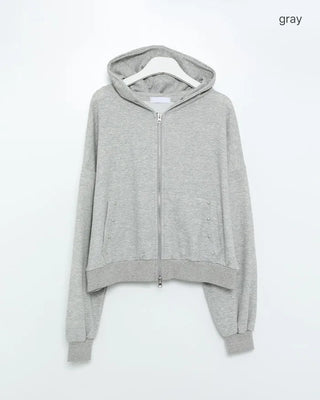Basic zip-up hoodie