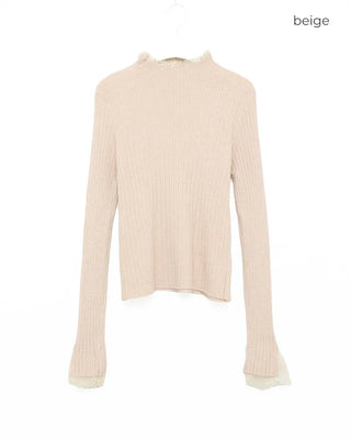 Lace Point Slim Fit Knit