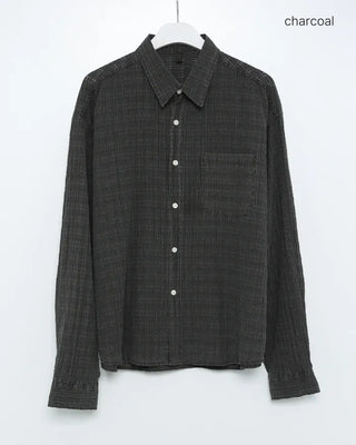 Pigmented crop-fit summer shirt