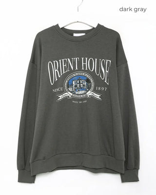 Logo print sweatshirt