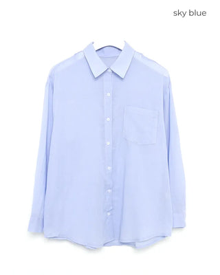 Summer Simple Sheer Shirt