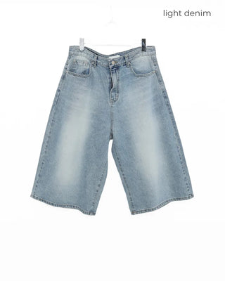 Denim Wash Bermuda Shorts