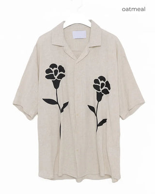 Floral print shirt