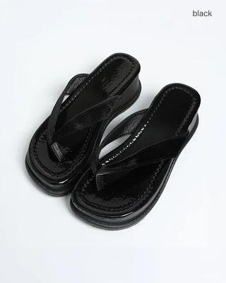Platform thong sandals