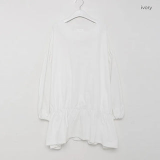 Shirred mini dress
