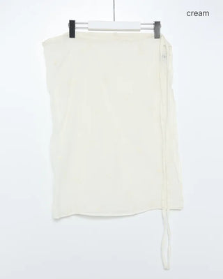 Flower Wrinkle Wrap Skirt