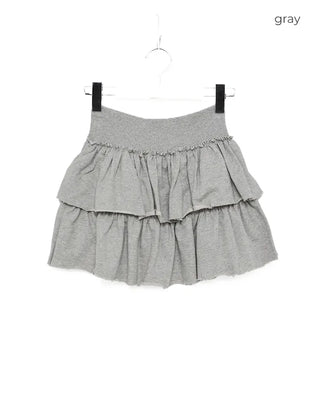 Cancan cotton mini skirt
