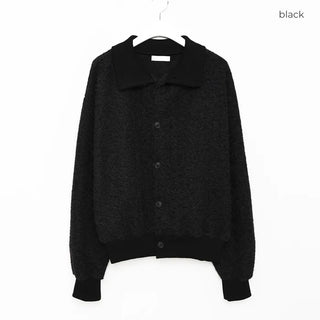 Boa High-Neck Cardigan