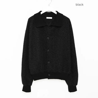 (Unisex) Winter High-Neck Boucle Jacket