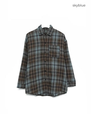 Vintage check pattern shirt