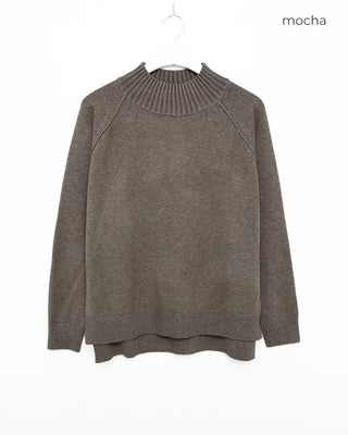 Raglan Line Point Knit