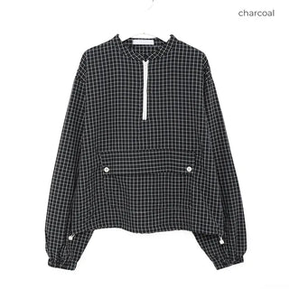 Check pocket anorak