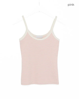 Striped Slim Feed Camisole