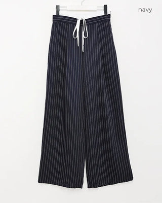 Two-tone striped slacks