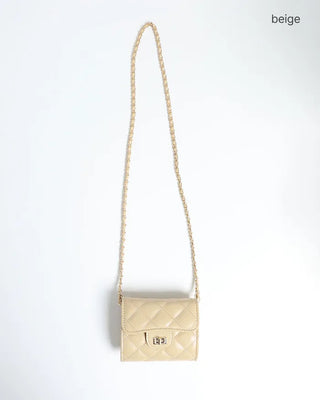 Quilted mini shoulder bag