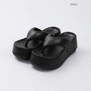 Platform beach sandals
