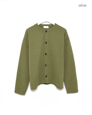 Colored Round Cardigan