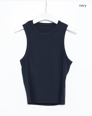 Basic cotton sleeveless top