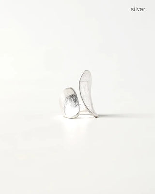 Matte Metal Curved Ring