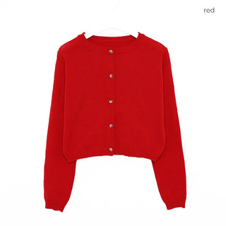 Basic Round Neck Cardigan