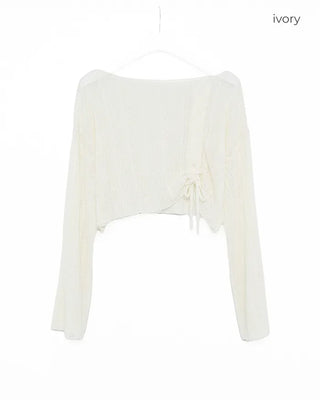 Asymmetrical String Knit