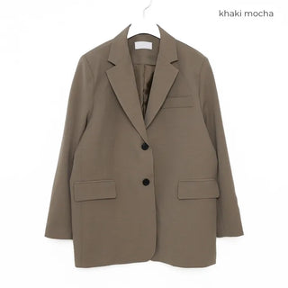 Simple oversized single jacket