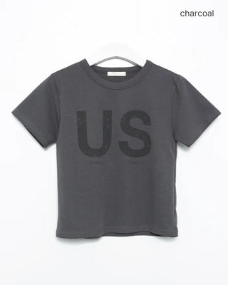 US Print Mini Short Sleeve T-Shirt