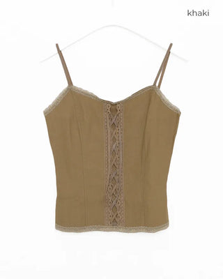 Eyelet Ribbon Camisole