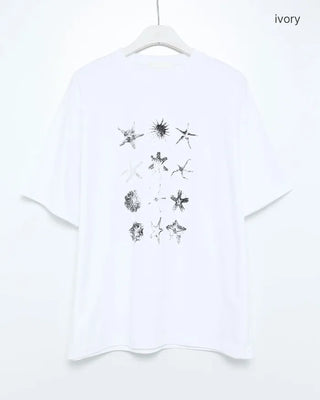 Starfish print T-shirt