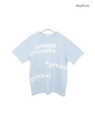 (Unisex) Lettering Oversized T-Shirt