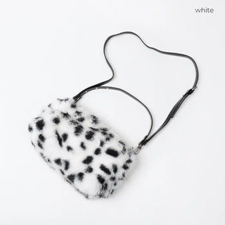 Leopard fur bag