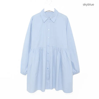 Basic Mini Shirt Dress