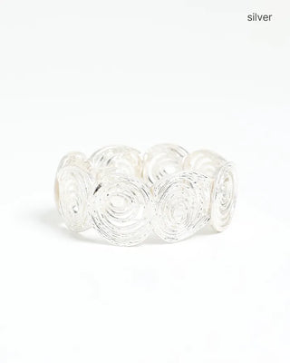 Circle Metallic Bangle Bracelet