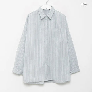 Daily Stripe Oversized Shirt