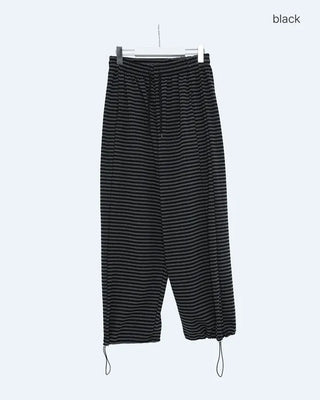 Waist String Border Easy Pants