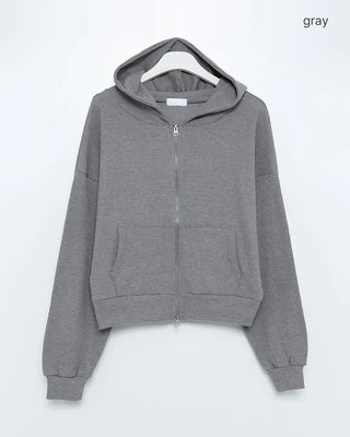 Waffle Double Zip Hoodie