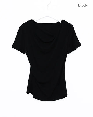Drape Half-Sleeve T-Shirt