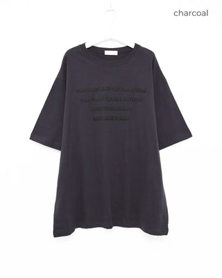 Lettering print T-shirt