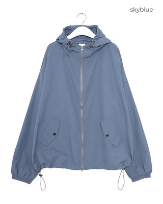 Monohooded windbreaker