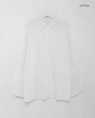 Summer Volume Stripe Shirt
