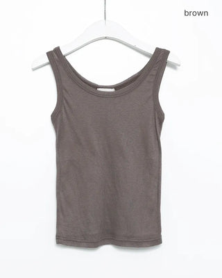 U-neck layered camisole