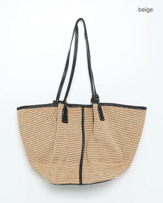 Rattan Big Tote Bag