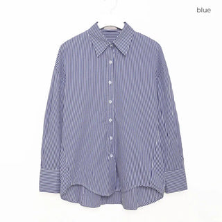 Loose-fit striped shirt