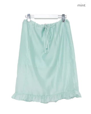 Layered ruffle skirt